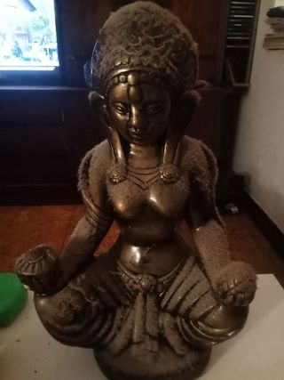 Figura Deidad Hindú Bronce