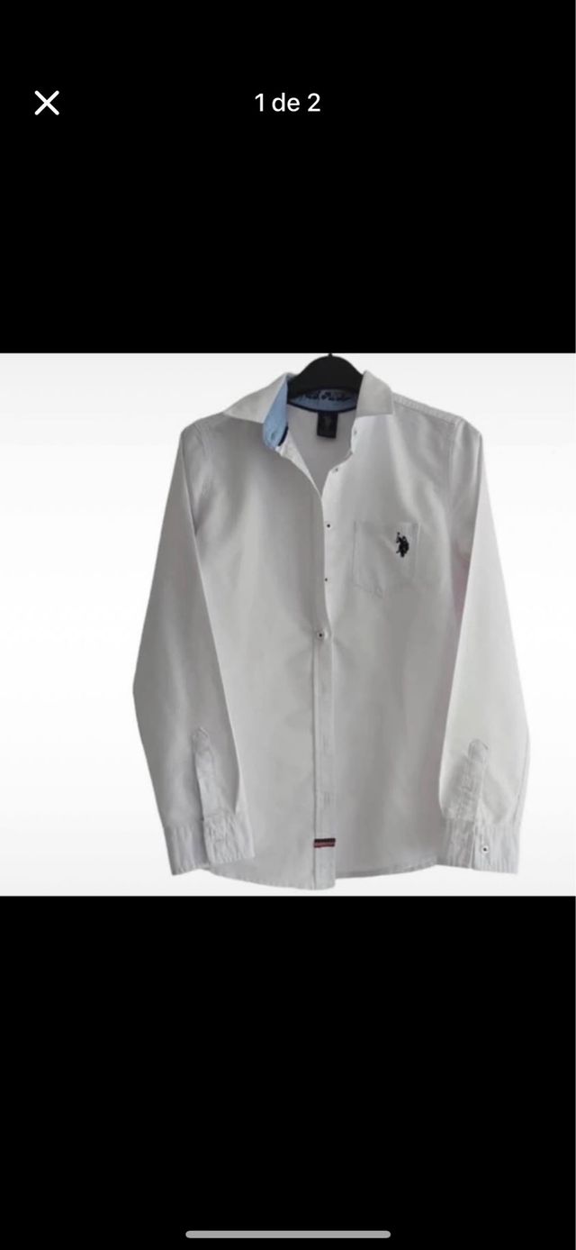 Camisa Polo Ralph Lauren Blanca