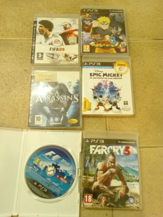 Pack 6 Juegos PS3