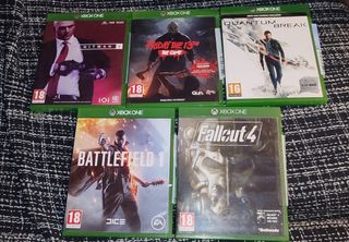 Xbox One Juegos: Wolfenstein, Mad Max, Skyrim, Fal