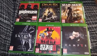 Xbox One Juegos: Wolfenstein, Mad Max, Skyrim, Fal