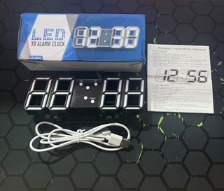 Reloj Digital LED 3D JT-2022