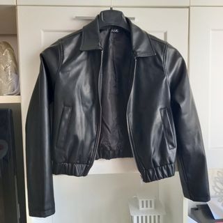 Giubotto corto in similpelle 14 anni o donna XXS