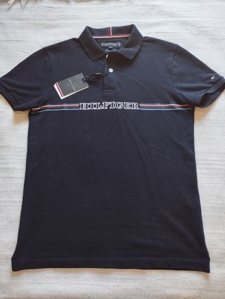 Polo Tommy Hilfiger Negro Talla M