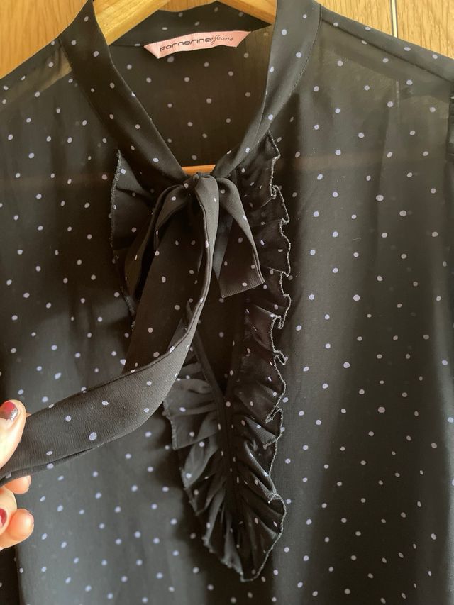 Americana MÁS blusa FORNARINA y vestido Zara