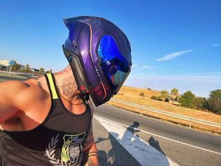 Casco Nexx XR3R Hagibis Carbon Purple