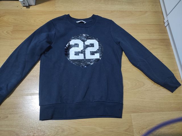 Sudadera Fútbol Lentejuelas Niño 10 Años