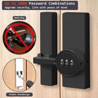 Pestillo de zinc con bloqueo de contraseña