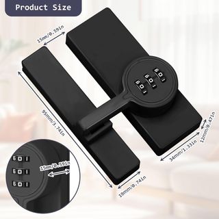 Pestillo de zinc con bloqueo de contraseña