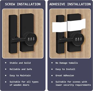 Pestillo de zinc con bloqueo de contraseña