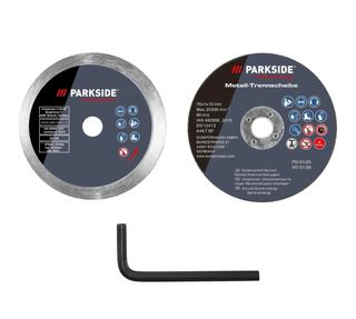 Mini Amoladora Angular Parkside 12V BRUSHLESS