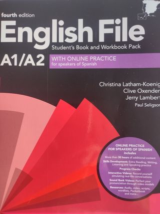 Libro de inglés de Aula Aire Sevilla +55 A1/A2