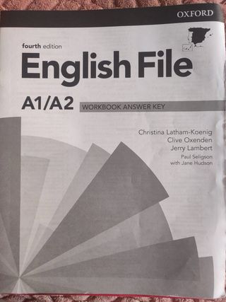 Libro de inglés de Aula Aire Sevilla +55 A1/A2