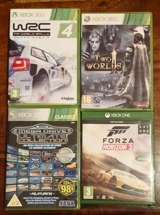 Confezione da 4 giochi Xbox 360 e One