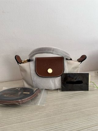 Mini Bolso Beige y Marrón