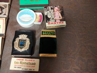 Colección de cerillas vintage