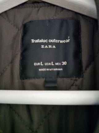 Cazadora Bomber Zara unisex Verde Oliva