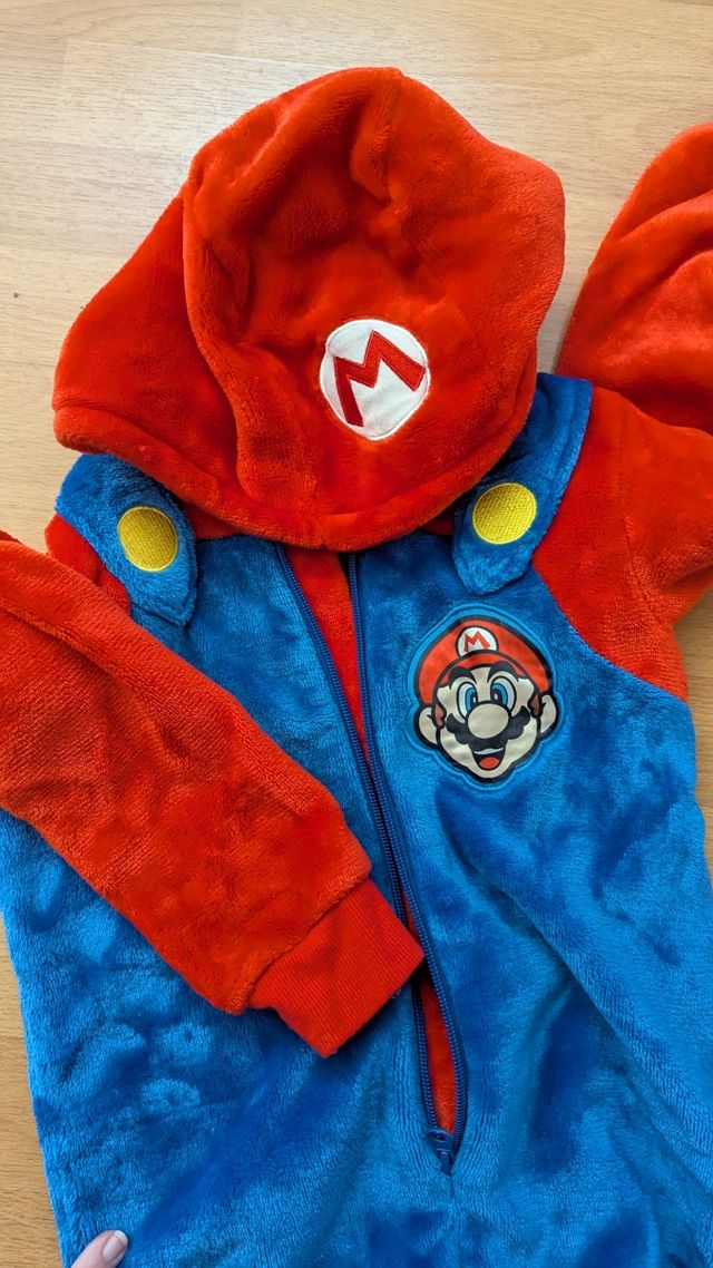 Pijama/Disfraz Super Mario Bros. 4-6 años