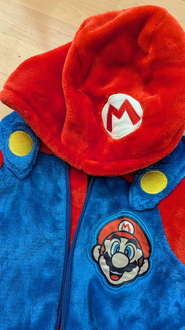 Pijama/Disfraz Super Mario Bros. 4-6 años