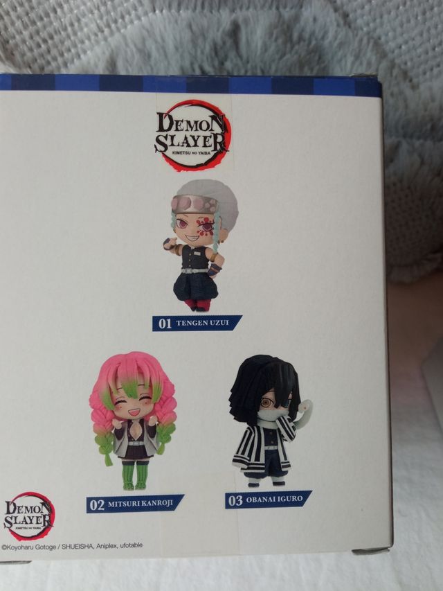 Precisas figuras Demon Slayer Chibi Masters Bandai