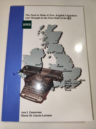 The need to make it new: english literature and...