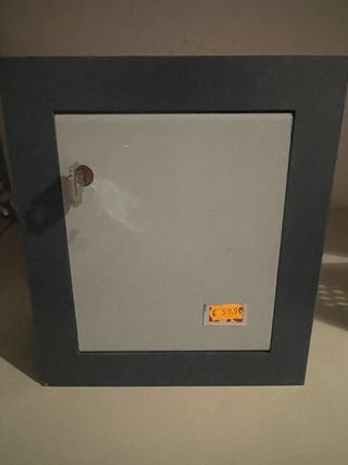 Mini Caja Fuerte Encastrable Negra/Gris NUEVA 