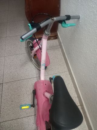Bicicleta infantil rosa