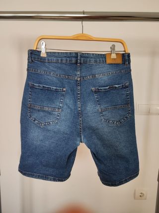 Vaqueros Cortos Hombre Azules