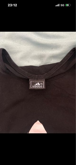 Camiseta Adidas Mujer Negra