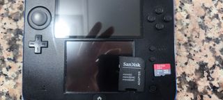 Nintendo 2DS Negra con juegos y USB C