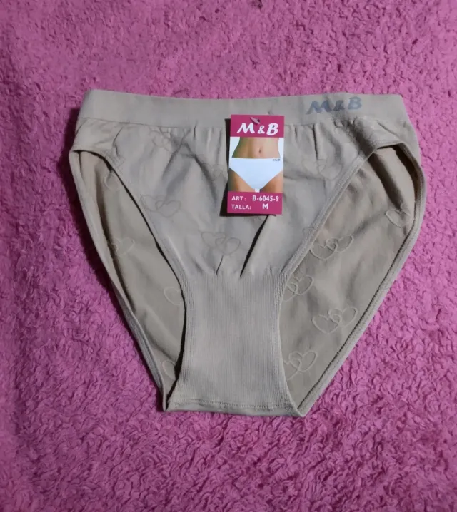 Bragas M&B Talla M (Beige, Negro, Rosa, Blanco)