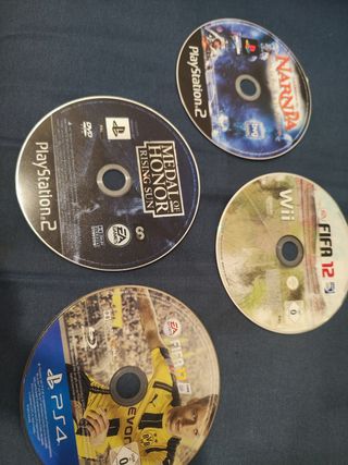 Lote Videojuegos PS2, PS4, Wii