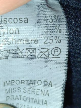Camiseta de tirantes azul talla L