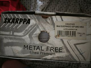 Zapatos de seguridad SKARPA negros y amarillos
