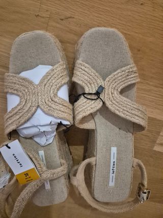 Sandalias esparto Lefties talla 39