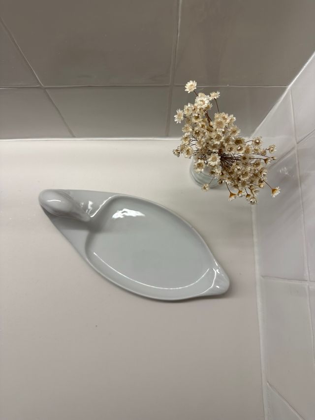 🇫🇷 Plato de porcelana con forma de pato vintage