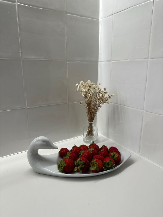 🇫🇷 Plato de porcelana con forma de pato vintage