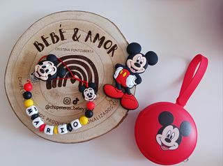 Pack Chupetero Mickey Rojo