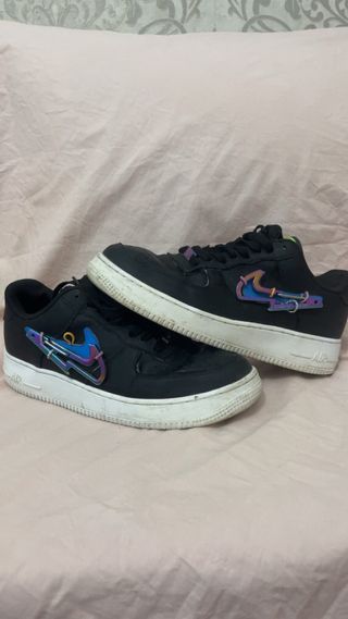 Zapatillas Nike Air Force 1 Negras Multicolor