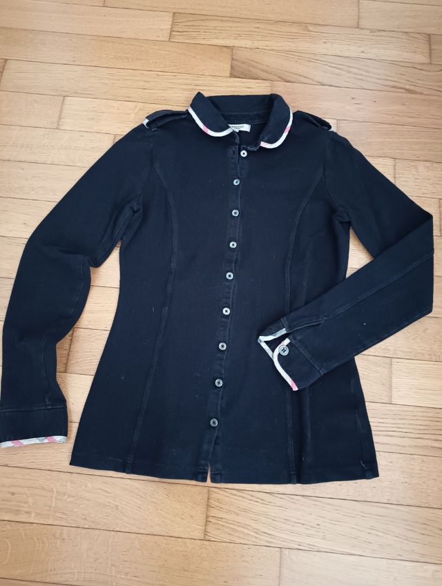 Maglia Burberry nera maniche lunghe