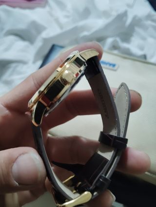 Reloj Orient Dorado y Blanco Automático