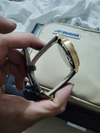 Reloj Orient Dorado y Blanco Automático