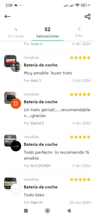 Batería Coche 12V 550 CCA AGM 56029775 AA