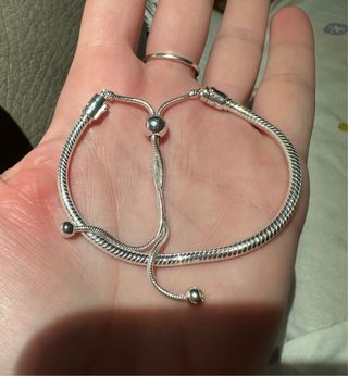 Pulsera Pandora Plata Ajustable