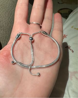 Pulsera Pandora Plata Ajustable