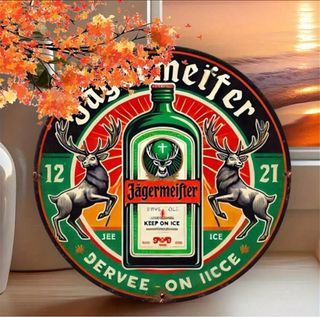 Chapa decorativa Jägermeister ciervo