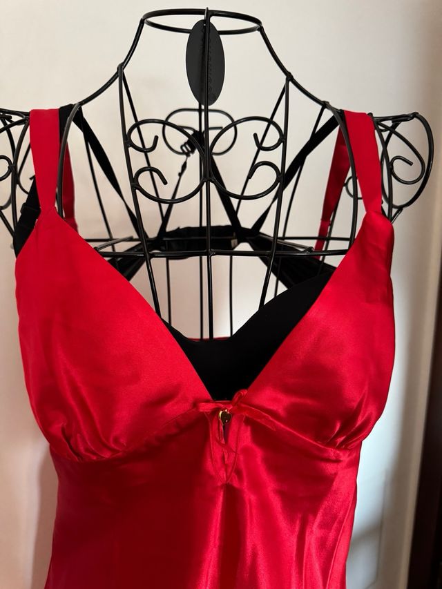 Sottoveste Yamamay Raso Rossa Taglia M