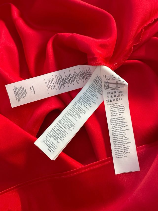 Sottoveste Yamamay Raso Rossa Taglia M