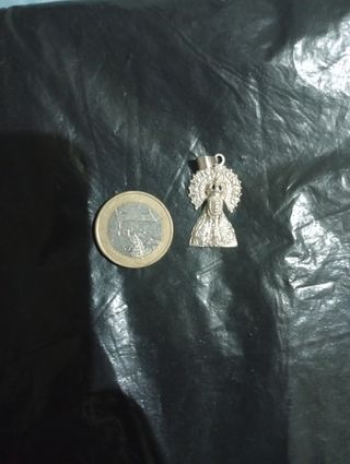 Medalla religiosa plata virgen