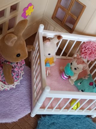 Parque y complementos para bebé Sylvanian Families
